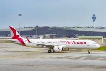 Air Arabia lands at Kuala Lumpur International Airport